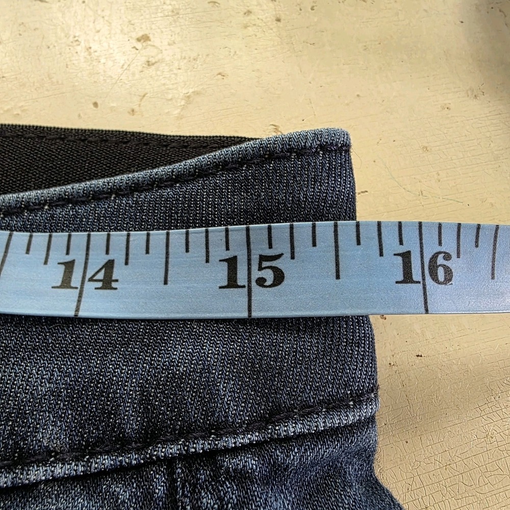 Democracy Absolution Luxe Touch Jeggings Size 6 Blue Distressed Skinny Jeans - Picture 5 of 10
